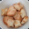El cooksnap de Julieta Belén cuando hizo Scons de queso 🧀.