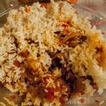 il ali quando ha preparato Biryani (riso con pollo speziato) di Saba