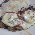 El cooksnap de Ro Fe cuando hizo Milanesa de hígado a la napolitana.