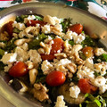 El cooksnap de Alicia Yunis cuando hizo Ensalada tibia de berenjenas asadas.