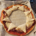 El cooksnap de Almudena Collado cuando hizo Rosca-pizza.