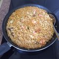 El cooksnap de Silvia cuando hizo Arroz caldoso con gambones.