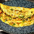 El cooksnap de Cocina con Barbara cuando hizo Tortilla de ajetes y gamba roja!!.