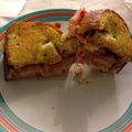 Marissa Parrott's cooksnap of when they made Italian style texas toast sandwich.