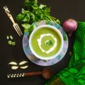 Alpa Pandya's cooksnap of when they made ક્રીમી બ્રોકોલી પાલક સૂપ (Creamy Brocolli Palak Soup Recipe In Gujarati).