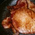 El cooksnap de Carol Guerra cuando hizo Chuletas de cerdo en salsa agridulce.