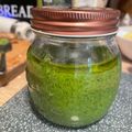 Nikolett Mihalik Cooksnap-ja, amikor elkészítette a(z) Medvehagyma pesto receptet.