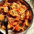 Areeba Muhammed's cooksnap of when they made Chicken Speghetti.