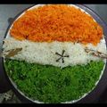 kavita goel का कुकस्नैप जब उन्होंने तिरंगा चावल (Tiranga Chawal recipe in Hindi) बनाया था।