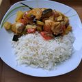 Aranyi Katalin Cooksnap-ja, amikor elkészítette a(z) Csirke szárny- combfilé pörkölt cukkínivel, padlizsánnal receptet.
