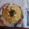 El cooksnap de Beto Munoz Collyer cuando hizo Pollo y Champiñones a la crema con pimienta.