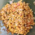 Suneet Ashish Gupta's cooksnap of when they made Corn Fritters Crispy Corn Chat.