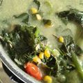 Cooksnap dari Tanti Mak Ibra untuk resep Bobor Bayam Jagung Seger