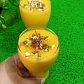 Sanjhbati Sen.'s cooksnap of when they made ম্যাঙ্গো মিল্কশেক (mango milkshake recipe in Bengali).