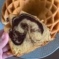 Cooksnap dari Amelia Puspa Ningrum untuk resep MARMER CAKE LawThomas, Padat dan super lembut.