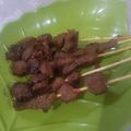 Cooksnap dari Chairuddin Intang untuk resep Sate rembiga/rembige (sate daging sapi pedas manis khas Lombok)