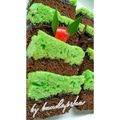 Cooksnap dari phikarahayu untuk resep Brownis kukus cokat pandan