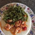 Fabienne Telima's cooksnap of when they made Shrimp and Grits.