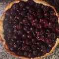 El cooksnap de María José cuando hizo Tarta de cerezas con crema pastelera y hojaldre.