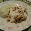 El cooksnap de Razzly cuando hizo Salteado de pollo con hongos y almendras .