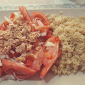 El cooksnap de Adolfo Aliaga cuando hizo Ensalada Quinoa.