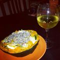El cooksnap de Constanza Müller cuando hizo Zapallo calabaza rellena de verduras .