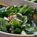 El cooksnap de Claudia Isabel cuando hizo Ensalada de Espinacas, Manzana y Champiñón.