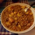 El cooksnap de Hernan Bianchimano cuando hizo Guiso de lentejas.