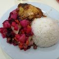 El cooksnap de Sylvia Sanchez cuando hizo Pollo al horno con papas.