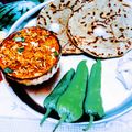 Ramaben Joshi's cooksnap of when they made લીલી ડુંગળી બટાકા અને રેડ કેપ્સિકમ સબ્જી (Lili Dungri Bataka Red Capsicum Sabji Recipe In Gujarati).