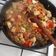 El cooksnap de Paula Fernandez cuando hizo Wok de verduras y carne con fideos coditos ñam ñam 😉😋.