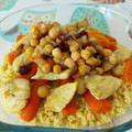 El cooksnap de Emma Buckley cuando hizo Cuscús de pollo con verduras y caramelizado, al estilo marroquí.