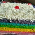 Cooksnap dari ^Pedhangan Mimih^ untuk resep Steamed Rainbow cake Ny.Liem