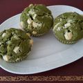 Kristina K's cooksnap of when they made Matcha Muffins with White Chocolate.