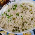 Maha Faraz's cooksnap of when they made Matar pulao.
