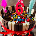 El cooksnap de lilianabrochero cuando hizo Tarta kit kat con bizcocho de chocolate .