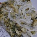 El cooksnap de Beluu Franco cuando hizo Brócoli salteado con tallarines y salsa Blanca.