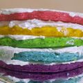 Cooksnap dari Putri Khaira Ummatin untuk resep Rainbow Cake Kukus Ny.Liem Super Lembut