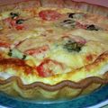 El cooksnap de Norali cuando hizo Tarta caprese con jamón.