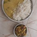 Kiara Singh 's cooksnap of when they made Dal chawal.