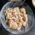 Ayushi 's cooksnap of when they made Suji Halwa.