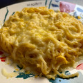El cooksnap de Andrés cuando hizo Pasta al huevo con queso rallado.