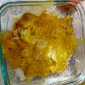 El cooksnap de Marta Jiménez-Bravo cuando hizo Lomo de cerdo con nata al curry con arroz blanco.