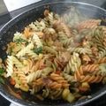 El cooksnap de kukiaroca cuando hizo Pasta al wok!!, muy sencilla, fácil  y ligera.