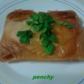 El cooksnap de penchi briones garcia cuando hizo Rollitos de masa filo con gambas y alioli.