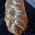 il Anna Vella quando ha preparato Treccia di pane di grano duro con mix di semi 🌷