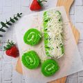 Cooksnap dari ratna putri untuk resep Taro Steamed roll cake, 1 telur, irit bahan