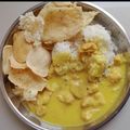 Puja sood का कुकस्नैप जब उन्होंने कढ़ी चावल (kadhi chawal recipe in Hindi) बनाया था।