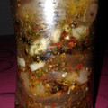 El cooksnap de Clau Alejandra cuando hizo Berenjenas al escabeche.