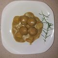 El cooksnap de Helga Sanchez Xixons cuando hizo Albóndiga en salsa de almendras.